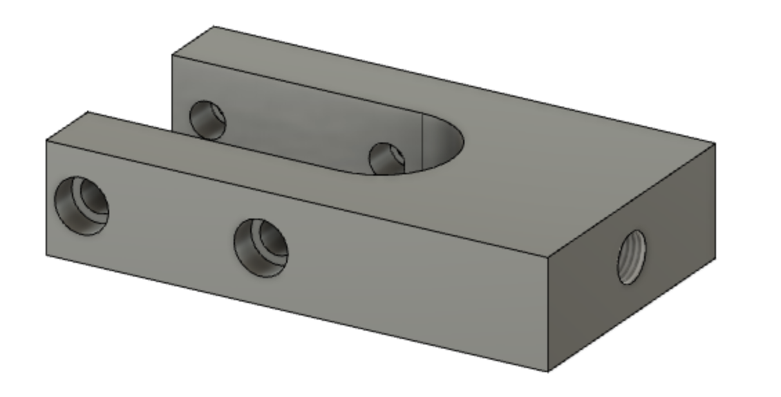 Render of the yoke pivot